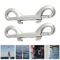 WHAMVOX 6pcs Double Ended Bolt Snap Hooks Trigger Snap Hooks Heavy Duty Dog Leash Backpacks Hooks