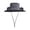 Dark Grey, variant on White Solar Powered Fan Hat Wide Brim 5.91 Inch Outdoor Fishing Hunting Camping Usb Charging 3 Wind Wind Levels Adjustable Detachable Fan For Men Women