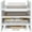 White, variant on Ballucci 4-Tier Wood Paper Organizer, Compatible with Cube Storage Shelves, White