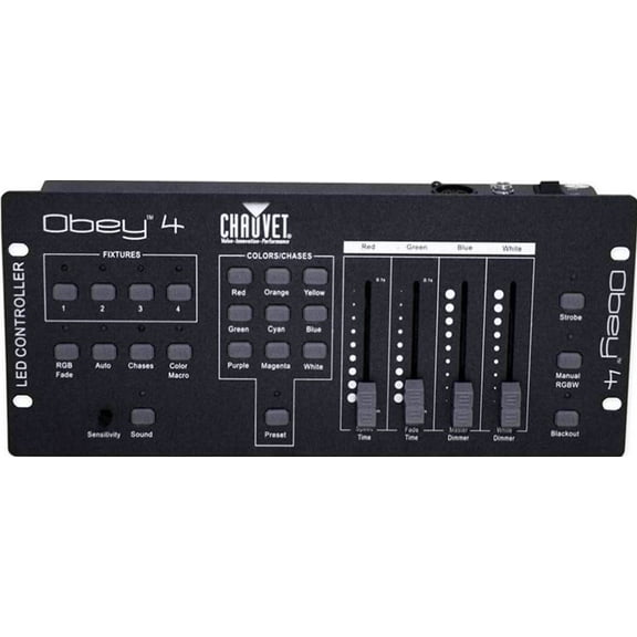 Chauvet Obey 4 Compact DMX-512 Lighting Controller For Church Stage Performance