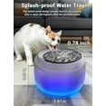 thumbnail image 7 of Quiet Cat Water Fountain, 3.5L/118oz Large Capacity Pet Water Fountain for Cats Indoor with Water Level LED Light, Easy Cleaning Cat Fountains for Drinking Automatic Dog Water Fountain, 7 of 7