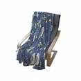 thumbnail image 3 of Bird Soft Flannel Fleece Throw Blanket, Scene of Leaves Kookaburra on Branches with Lemons Botanical Details, Cozy Plush for Indoor and Outdoor Use, 70" x 90", Multicolor, by Ambesonne, 3 of 5