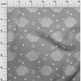 thumbnail image 3 of oneOone Silk Tabby Gray Fabric Tea Kettle Sewing Material Print Fabric By The Yard 42 Inch Wide, 3 of 4