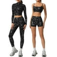 thumbnail image 5 of Top-kevin 2pcs Women's Sports Bra & Shorts Set Yoga Outfit Gym Matching Workout Sets, 5 of 10