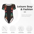 thumbnail image 4 of Cauagu Go Surfeur T-Shirts à Col Rond Manches Courtes pour Femmes Combinaison Quotidienne-Grand, 4 of 7