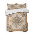 thumbnail image 2 of Burnt Orange Boho Full Size Down Alternative Comforter, Lightweight Comforter Quilt Bedding Set with Pillow Shams Southwestern Ethnic Geometric All Seasons Bed Comforter Duvet Insert 78"x90", 2 of 7