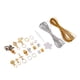 thumbnail image 5 of 300 piezas de joyería para rastas, accesorios para trenzas DIY, abalorios para el cabello, colgantes para el cabello con hilo dorado y plateado, 5 of 12