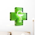 thumbnail image 1 of Cross and Snake Wall Decal by Wallmonkeys Peel and Stick Graphic (24 in H x 22 in W) WM241215, 1 of 4