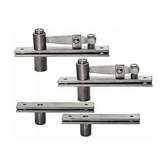 Secret Door Hinges for Bookcase, Invisible Door Hinge Kit 360 Degree Stainless Steel Pivot Hinge, Heavy Duty Concealing Hinges for Hidden Access (2pcs)