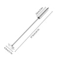thumbnail image 3 of Binmer Barbeque Cleaning Scraper BBQ Stainless Steel Long Handle Automatic Gathering Scraper, 3 of 5