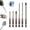 6pc, variant on Pagoda‑Shaped Magnetic Hex Screwdriver Bits Set, 6-Piece Screwdriver Bit Set: Featuring Magnetic Hexagonal Shanks and a Unique Pagoda-Shaped Internal, for Drills and Wrenches (6pc)