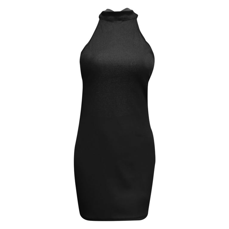 Aloohaidyvio Halter Dresses for Women,Womens High Neck Hollow Out Wrap Hip  Party Dresses Sexy Tight Dresses,Dresses for Women 2024 Party - Walmart.com