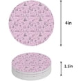 thumbnail image 1 of RYLABLUE Paris France Decor Eiffel Tower Set of 4 Round Coaster for Drinks, Absorbent Ceramic Stone Coasters Cup Mat with Cork Base for Home Kitchen Room Coffee Table Bar Decor, 1 of 5