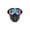 Full Face Goggle Mask C#1, variant on Detachable Full Face Goggle Mask,Suitable for Mowing, Welding and Cycling, Anti-Fog Windproof Impact Resistant Face Protection Shield (F)