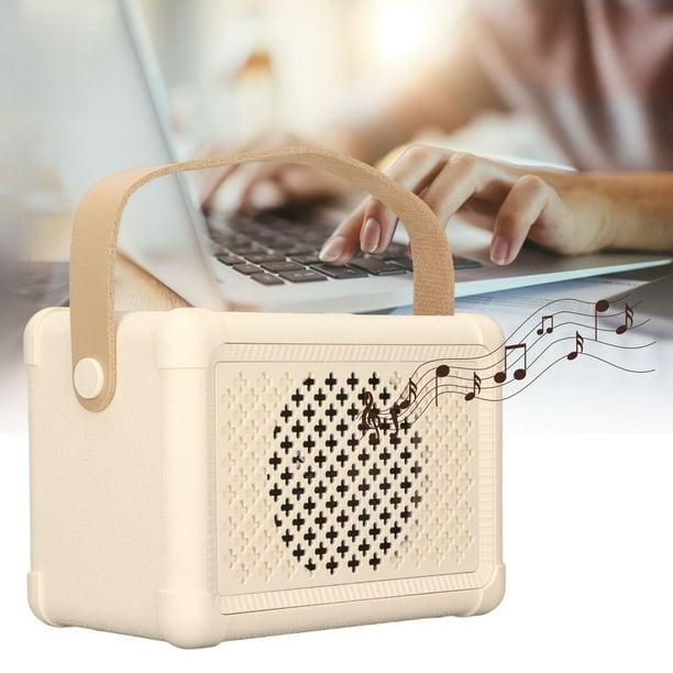 Altavoz Retro Altavoz Portátil Inalámbrico Mini Estéreo Decorativo Audio Altavoz Para Fiesta En La Playa