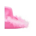 thumbnail image 4 of Sunloudy Sombrero de vaquera rosa con boa de plumas ? Sombrero de vaquero de tamaño adulto con plumas para despedida de soltera, fiesta de disfraces, juego para mujeres Sunloudy  Annecy, 4 of 9