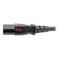 thumbnail image 3 of Tripp Lite by Eaton Computer Power Cord NEMA 5-15P to Locking C13 - 10A 125V 18 AWG 3 ft. (0.91 m) - For Monitor, PC, Server, Printer, Computer - 125 V AC Voltage Rating - 10 A Current Rating - Black, 3 of 4