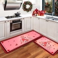 thumbnail image 2 of Fsqjgq Bathroom Rugs Carpets Durable Area Rugs for Living Room Valentine's Day Kitchen Carpet Set 2 Pieces Funny Cartoon Printed Holiday Welcome Mats Polyester Non Slip Floor Mats Bath Mat, 2 of 4