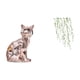thumbnail image 1 of Figura de escritorio,Estante de estatua de gato para escritorio,oficina,decoración del hogar,Figura decorativa de cerámica para escritorio,decoración del hogar,Adhesivo de pared,Pegatinas de, 1 of 8