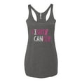 thumbnail image 2 of Fight Cancer Ribbon Tri-Blend Racerback Tank Top, Premium Heather, Medium, 2 of 3