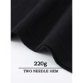 thumbnail image 4 of Camiseta de algodón puro de 220 g de grosor para hombre, estilo boutique del Día de la Independencia, moderna e informal, de manga corta y cuello redondo de algodón puro peinado., 4 of 7