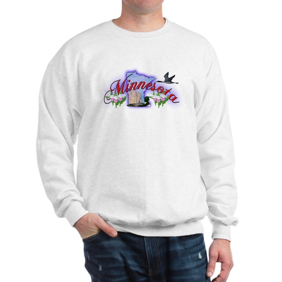 CafePress - Minnesota - Crew Neck Sweatshirt