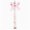 Pink, variant on WEUVEB 5-Pack Cheer Bow Keychains Cloth Material Bag Accessories for Girls and Teens
