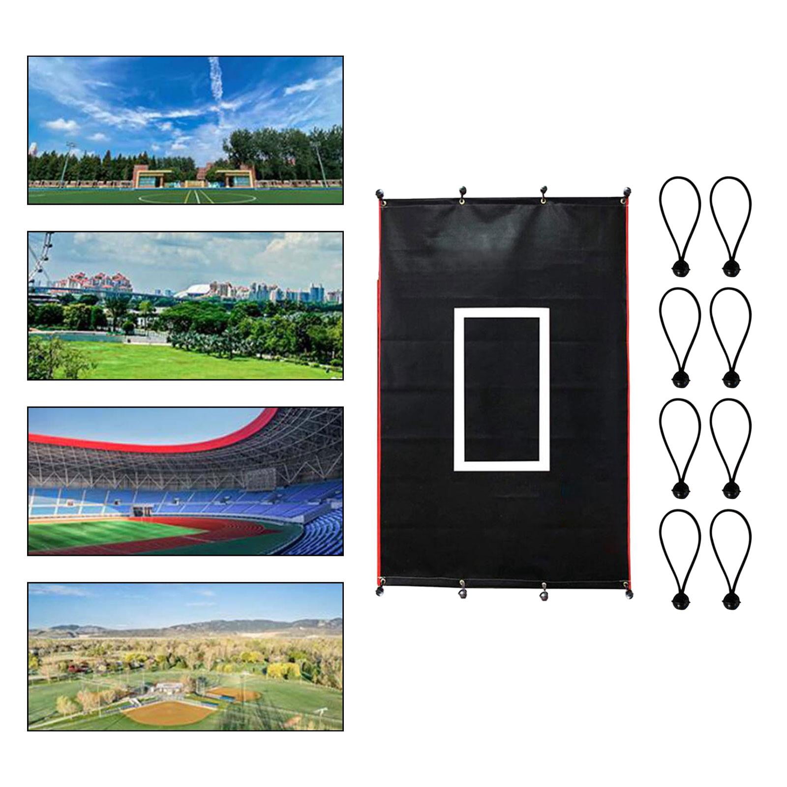 GARENDE Baseball Pitching Backstop Easy Installation Hitting Outdoor Pitching Target