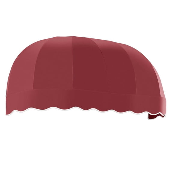 Awntech 6.375 ft Chicago Fixed Awning Acrylic Fabric, Burgundy