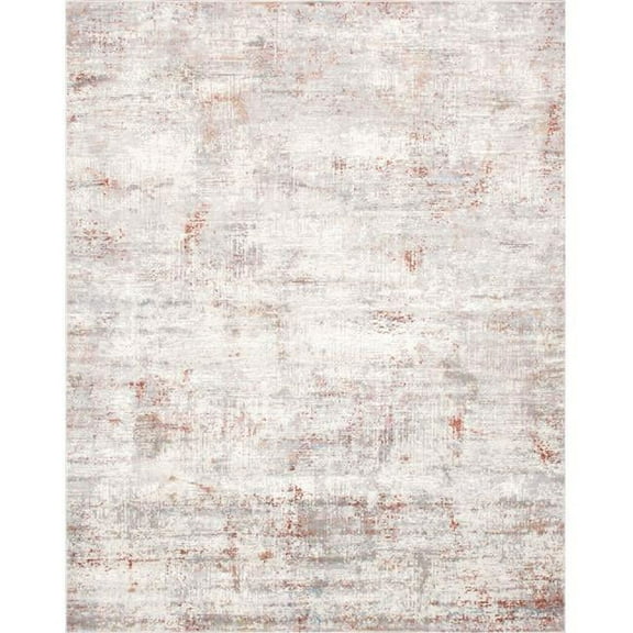 Pasargad Home  4 x 6 ft. Efes Design Power Loom Area Rug - Ivory