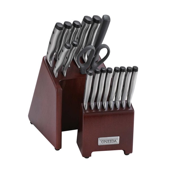 Oneida Pro Series 18piece Stainless Steel Knife Block Set