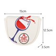 thumbnail image 3 of Funda para putter de golf shamjiam mazo blanco, 3 of 8