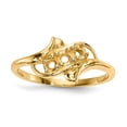 thumbnail image 3 of Finest GoldXMR14-3-7 14K Yellow Gold Polished 3-Stone Mothers Ring Mounting - Size 7, 3 of 5