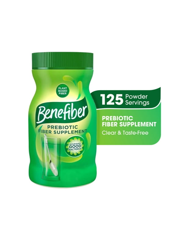 Benefiber Daily Prebiotic Fiber Powder for Digestive Health, 17.6 Oz