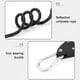 thumbnail image 2 of Polea Cuerda de viento 4 mm 4 m Tensor Tienda de nylon reflectante Hebilla fija Negro Hugtrwg  Para estrenar, 2 of 3