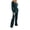 Peacock Green, variant on Women'S Fall Winter Hooded Zip Up Jacket Slim Fit Solid Color Two Piece Set Casual Outfit Peacock Green XXL