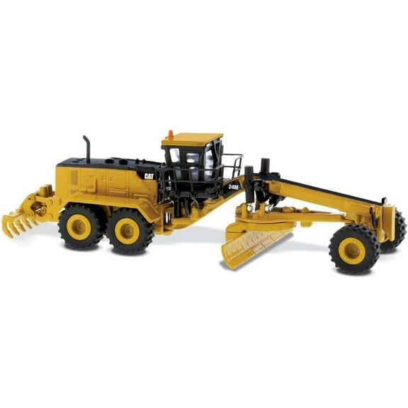 Diecast Masters 1:125 Caterpillar 24M Motor Grader, Elite Series Cat Truck | Scale Model Diecast Collectible Construction Trucks | Caterpillar Truck, Diecast Masters Model 85539