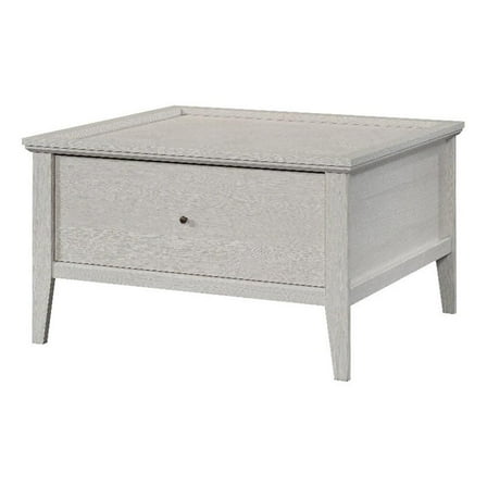 Pemberly Row Engineered Wood and Metal Coffee Table in Glacier Oak