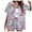 Light Pink, variant on Womens Short Sleeve Shirts Collared Hawaiian Graphic Print Fashion Blouses Work Business Button Down Tops