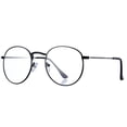 thumbnail image 1 of Gafas Pro Acme Classic con montura metálica redonda, unisex, color negro, 1 of 8
