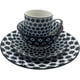 thumbnail image 3 of Royal Haus By Apolo | Vajilla de Cerámica Elegante de 16 Piezas: Taza, Tazon, Plato Ensaladero Y Plato Trinche 3A109 Azul, 3 of 7