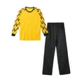 thumbnail image 2 of DPOIS Kids Boys Soccer Goalie Jersey with Pants Football Training Outfit Yellow 10-11, 2 of 6