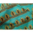 thumbnail image 4 of oneOone Silk Tabby Fabric Floral Block Print Sewing Fabric BTY 42 Inch Wide, 4 of 4