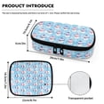thumbnail image 7 of Jiueut Christmas Snowman Insulin Storage Bag Traveling Bag for Medicine Insulin Insulin Bags for Women Storage Bags with Zipper for Travel Insulin Pouch with Extra Room, 7 of 7