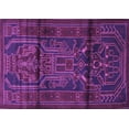 thumbnail image 1 of Ahgly Company Indoor Rectangle Persian Purple Traditional Area Rugs, 8' x 10', 1 of 4