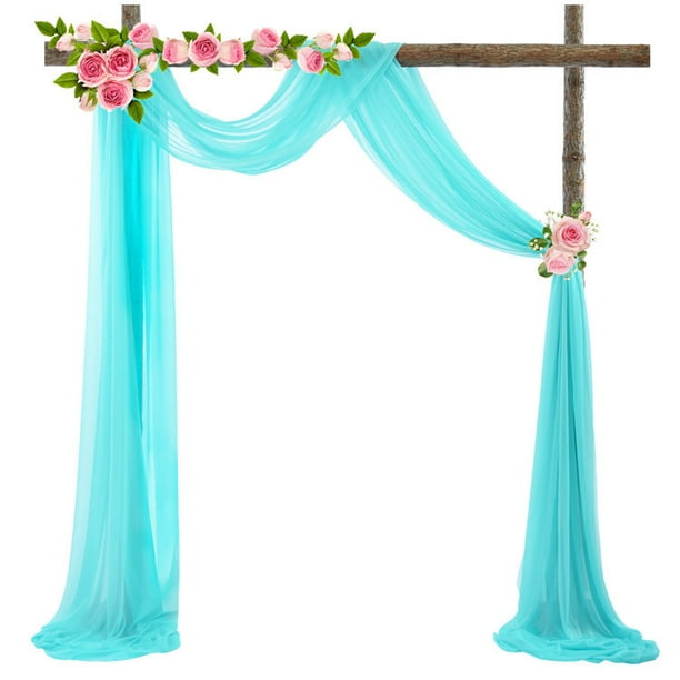 XmhyTop-A Cortina de 75 x 300 cm para bodas, decoración de ceremonias, fiestas y recepciones, C04
