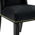 thumbnail image 6 of Modway Baron Performance Velvet Dining Chairs - Set of 2 in Black, 6 of 9