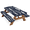 Multicolor 1, variant on ADECORIVY Fish White Black Picnic Table Cover with Bench Covers, Waterproof Camping Table Cover with Elastic Edges, Fitted Tablecloth Outdoor Essentials 72 Inch