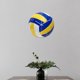 thumbnail image 5 of Reloj de pared moderno de 30 cm (12 pulgadas) con forma de balón deportivo redondo. No hace tictac. Funciona con pilas. Vóleibol, 5 of 8