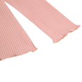 thumbnail image 5 of Kids Tops Solid Color Stand Collar Long Sleeve Pullover Blouse, 5 of 5